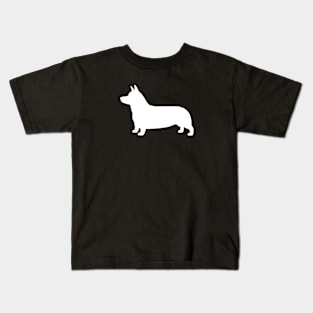 Pembroke Welsh Corgi Silhouette Kids T-Shirt